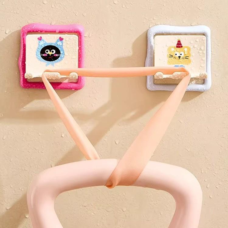 Wall-Mounted Punch-Free Children's Electric Toothbrush & Mouthwash Cup Holder