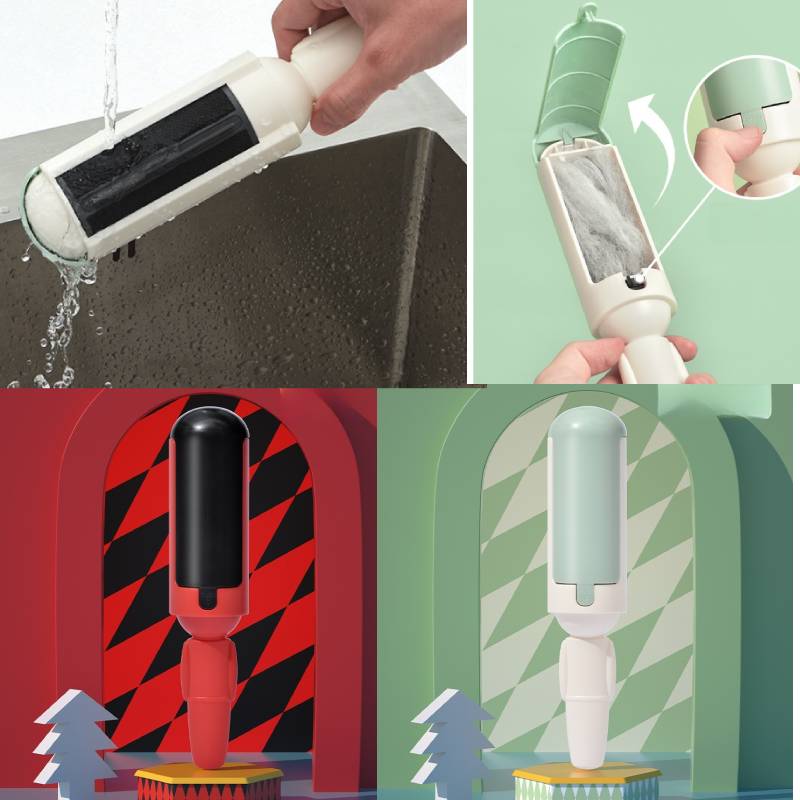 Pet Remover Hair Sofa Clothes Lint Cleaning Brush Reusable Dog Cat Fur Roller