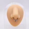 Stylish Skull Nose Studs Elegant Stainless Steel Skull Nose Pin Nose Stud Perfect For Individualized Decoration