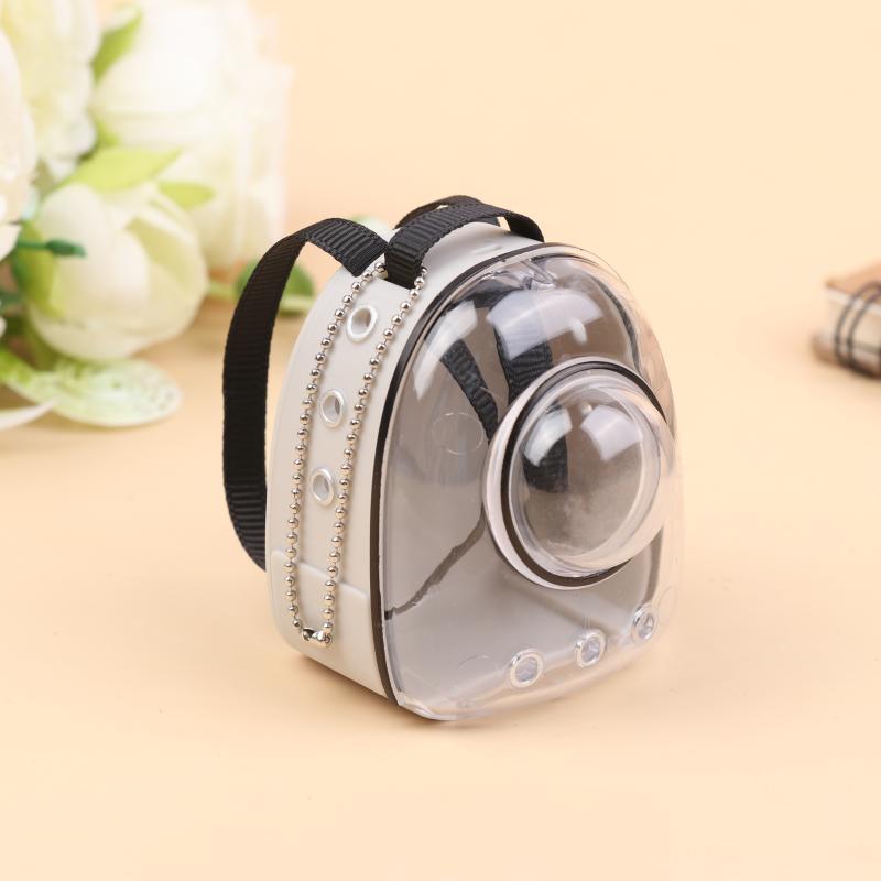 Mini-Puppe Rucksack Puppenhaus Haustier Katze Tasche Modell Puppenhaus Szenen Dekoration Mikro Landschaft Ornament Rollenspiel Spielzeug