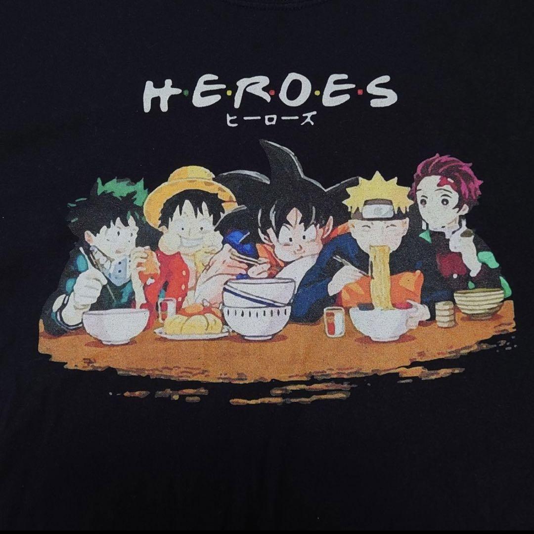 

[USED] Gildan Vintage Men s Printed Character T-Shirt, Black, Size XL