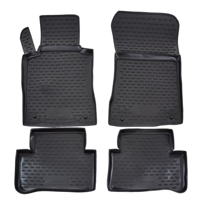 J&J AUTOMOTIVE | Tapis De Sol En Caoutchouc 3D Exclusive Pour Mercedes E Classe W211 2001-2009