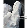 Women's Summer Quick-Dry Wide Leg Pants - White Bow, Loose & Straight Design 2024
