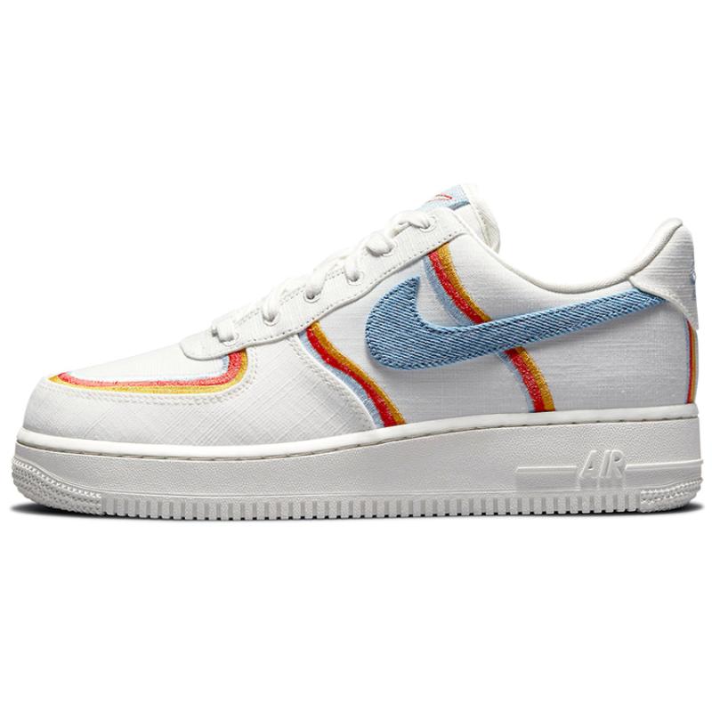 Nike Air Force 1 Low 'Sail Denim Swoosh' Women's Sneakers DJ4655-133