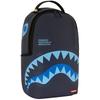 Sprayground Shark Large Logo Streetwear Casual American PVC Backpack Unisex Backpack Black W1135732