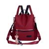 Women's Handbag and Backpack New Female Backpack Simple Classic Style Contrast Color Large Capacity Casual Shoulder Bag with Pendant for Women Ladies