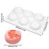 6-Cavity Flower-Shaped Silicone Cake Molds French Mousse Cake Molds Home Baking Tools Kitchen Styling And Baking Supplies