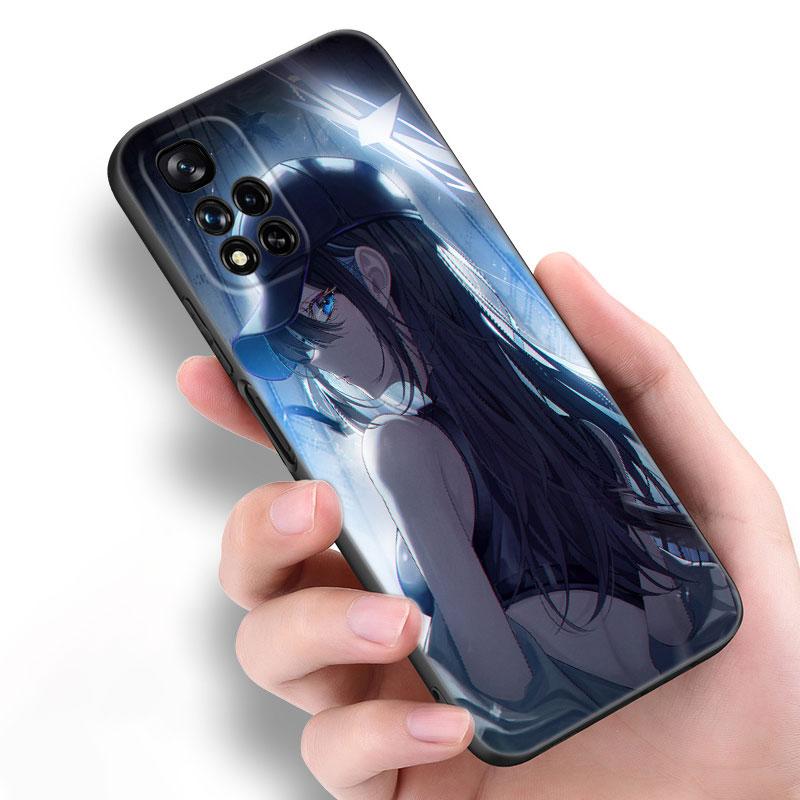Blue Archive Game Black Silicone Phone Case For Xiaomi POCO X3 X4 NFC F5 M3 M4 M6 X5 X6 Pro F3 F4 GT 5G C55 C65 M5