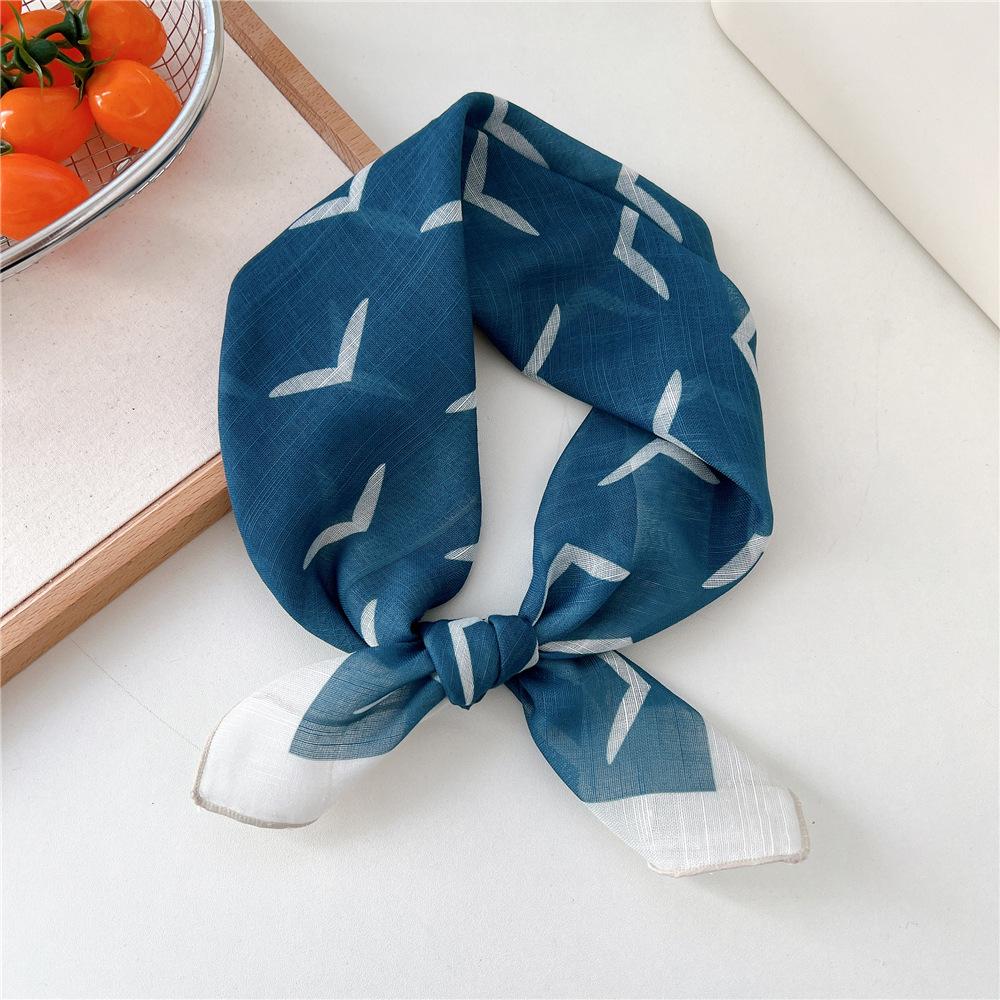 58*58cm Hair Scarf Square Scarf Hairscarf Headscarf Handkerchief Bandanas Turban Shawl Wrap Headband Hairband