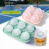 Silicone Ice Cube Tray for Hockey Puck & Tennis Ball Molds - Household Ice Cube Mold Box