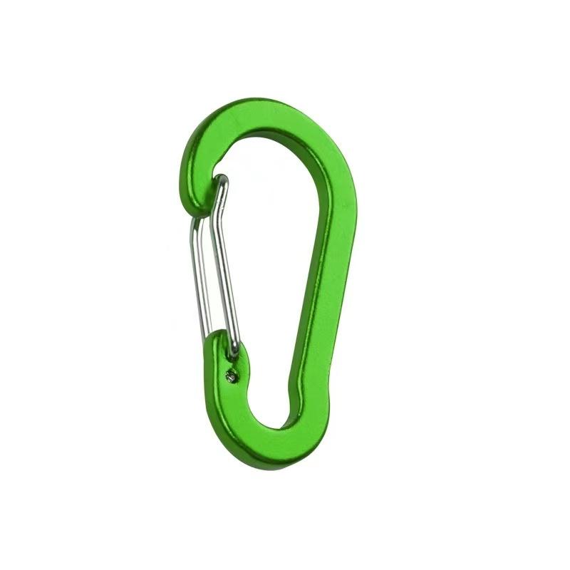 Neue Federhaken Bergsteigen Schnalle Kleine Karabiner Clips Outdoor Camping Multi Tool Angeln Klettern Zubehör Federverschluss