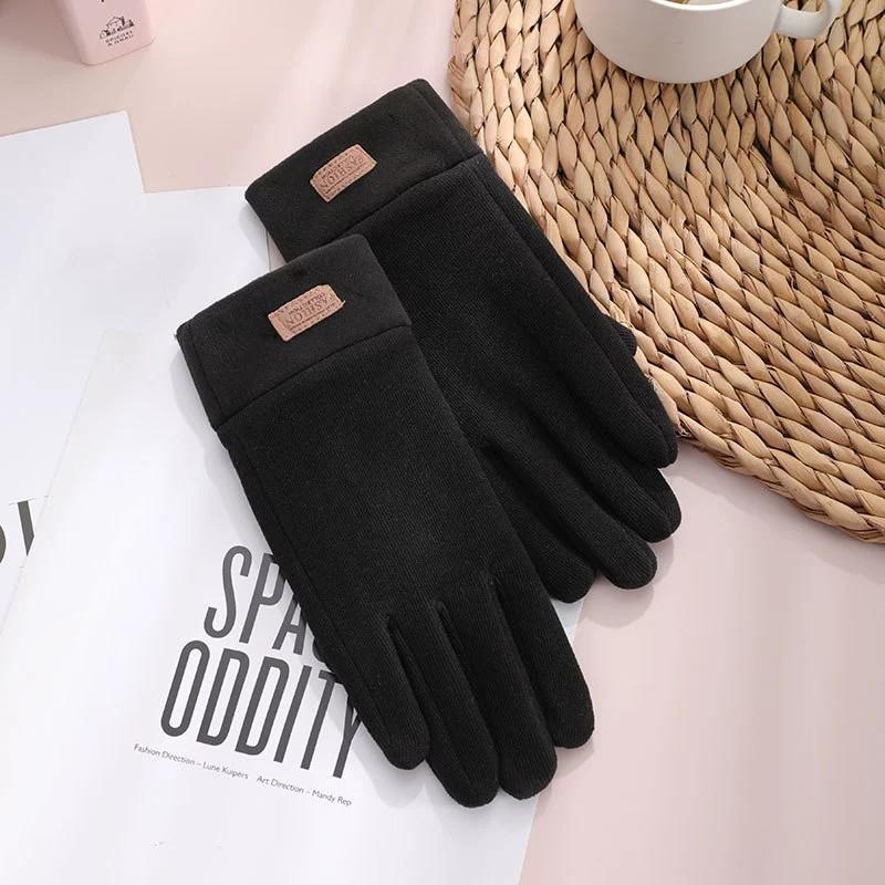 Winter Outdoor Thermal Gloves Female Touch Screen Plus Velvet Padded Cycling Non Slip Cycling Gloves Velvet.