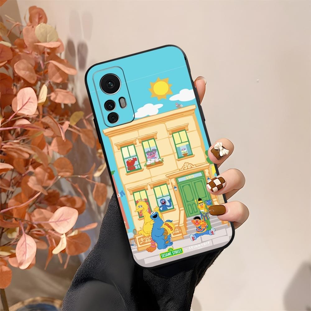 Cartoon S-Sesame S-Street Phone Case Fundas For Xiaomi 15 14 12 Lite Pro 13 11t POCO X5 M6 M5 X6 X3 F5 F6 Pro Cover