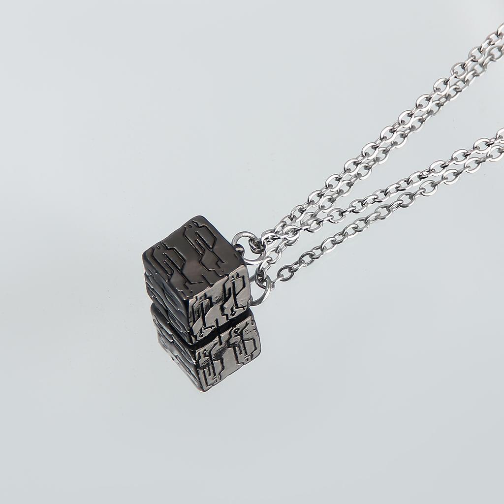 Game NieR Automata YoRHa Keychain Pendant No. 2B Beastlord Sword Oddity Emil Metal Box Necklace Cosplay Props Fans Gift Jewelry