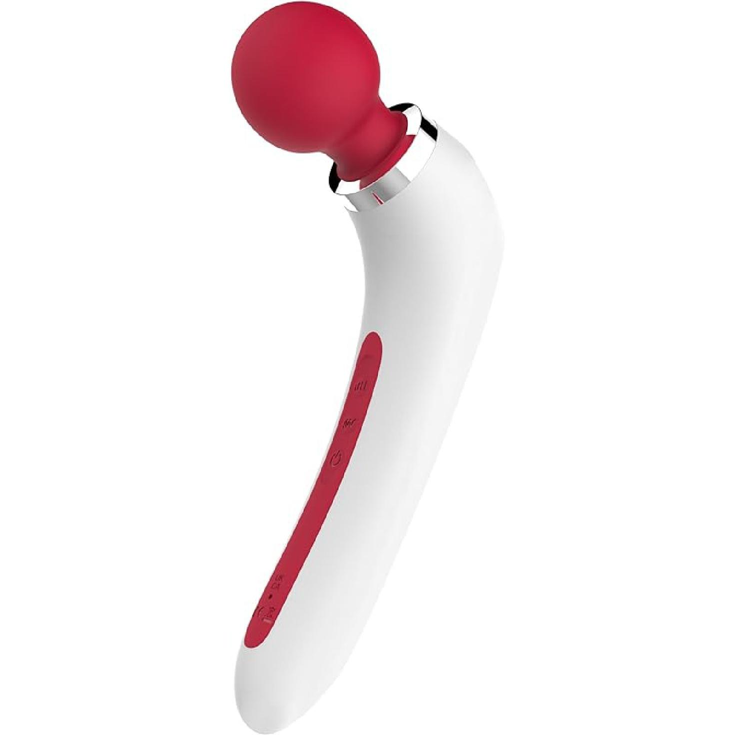 

Ручной электрический мощный массажер MaeDouy - беспроводной массажер для всего тела, массажер для глубоких тканей для лица, шеи, спины, плеч, талии, ног, портативный 3 красный