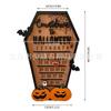 Halloween Advent Calendar Wooden Countdown Ornament Home Office