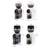 1 Set Coffee Grinder 32x10x14cm Electric Coffee Grinder Black/white Home Electric Coffee Grinding With 30 Settings Touchscreen