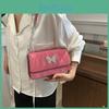 Trendy Butterfly Element Pu Leather Shoulder Bag For Women Spring Summer 2024