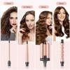 Curling Iron 4 In 1 Hair Crimper Wand Set 3 Barrel Hair Waver With LED Temperature Control