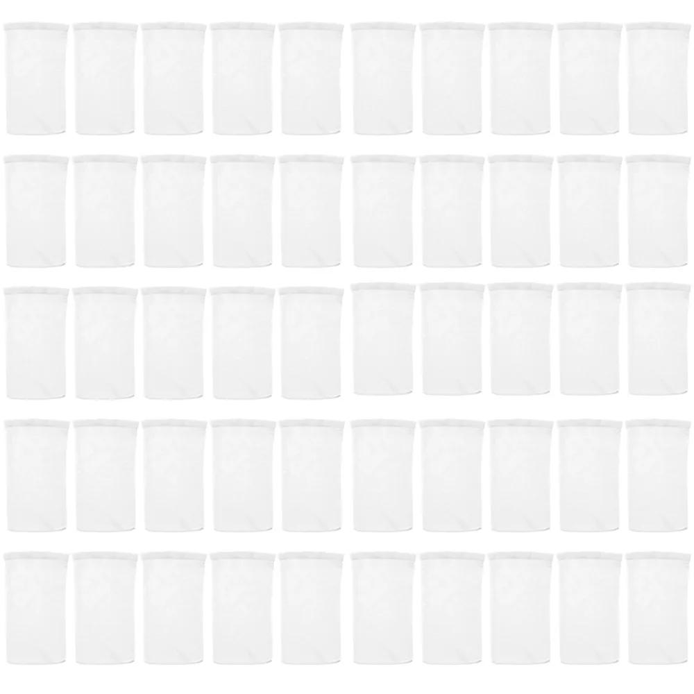 5-50pcs Pool Skimmer Socks Elastic Nylon Mesh Design Pond Debris Leaves Filters Basket Skimmers Swimming Pool Clean Accessories