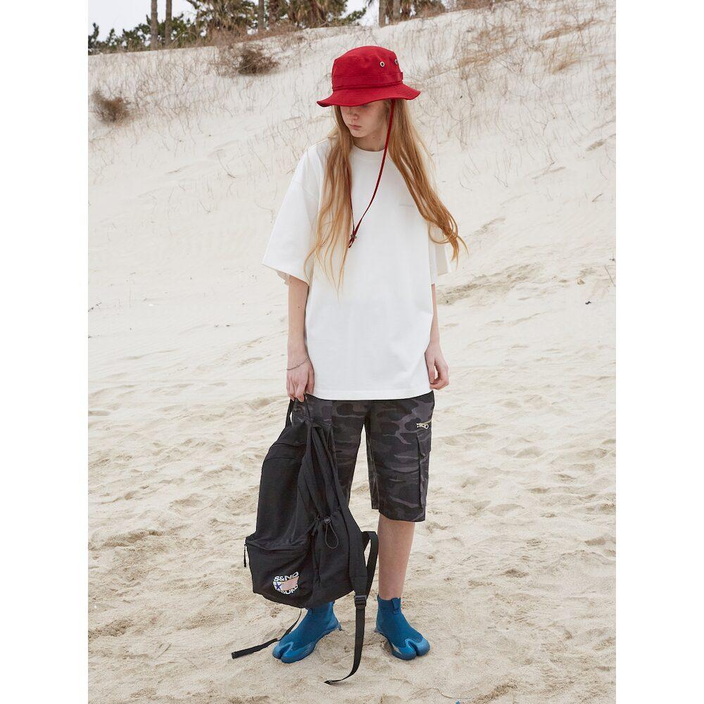 Saendeusaundeu (Unisex) Boonie Hat Safari Hat Red