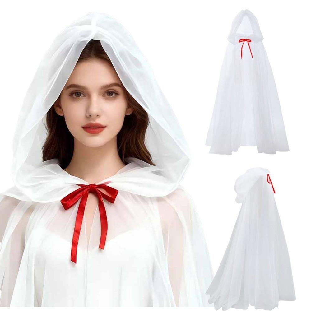 Fairy Tale Witch Wizard Hooded Cloak 150cm/59in Cosplay Costume Cape Red Riding Hood Halloween