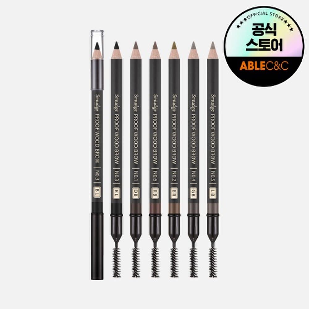 

[MISHA] Choose 1 of 6 Smudgeproof Wood Brows black