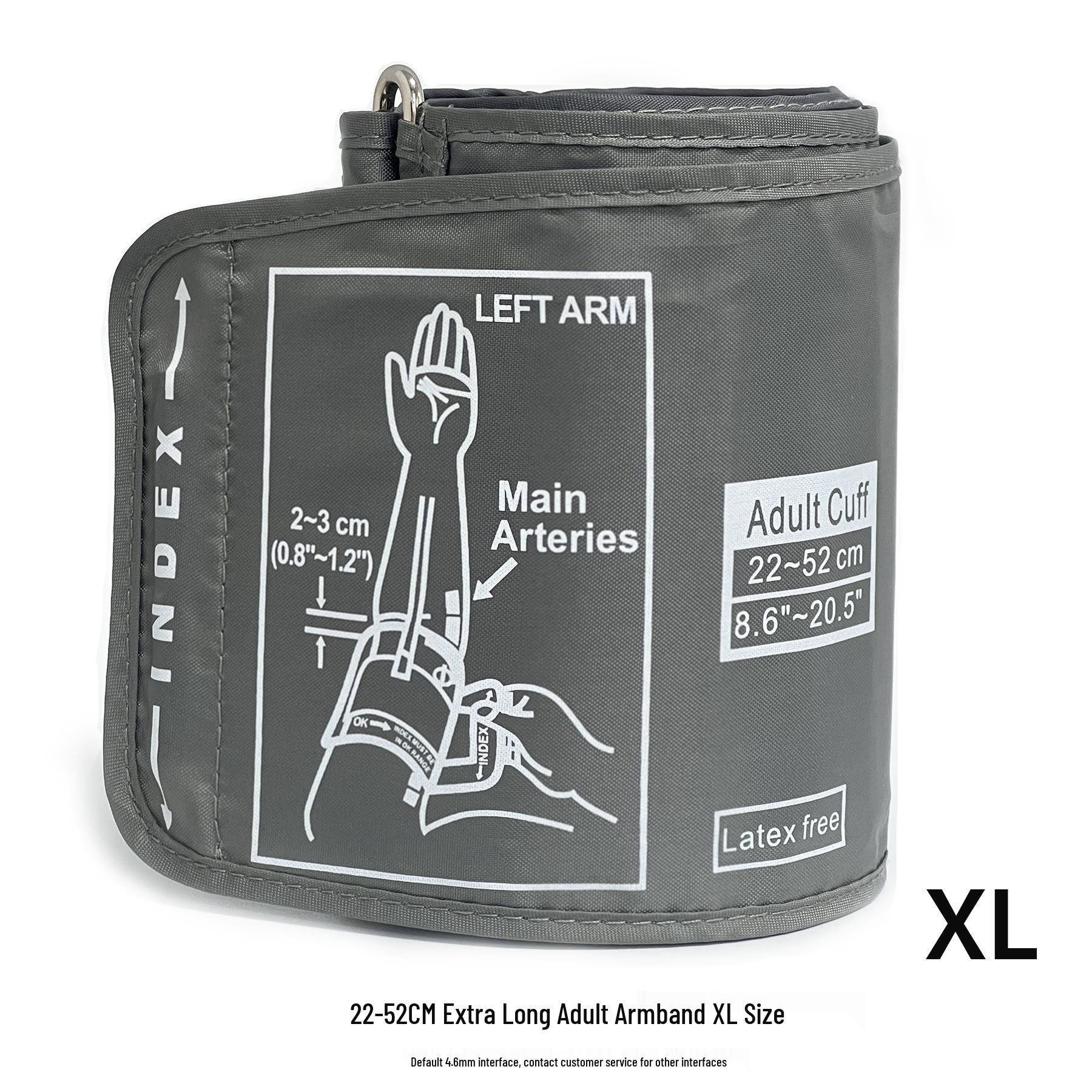 

Монітор артеріального тиску на плече з подовженою манжетою та роз ємом для домашнього використання