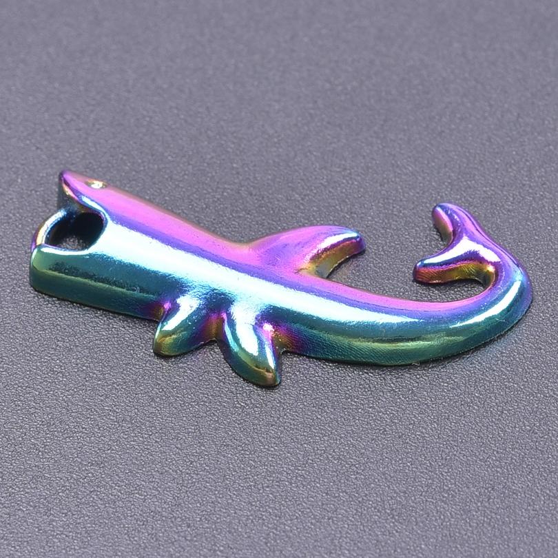10pcs/Lot Multistyle Animal Pendants Rainbow Charms For Jewelry Making Supplies Eagle Bat Elephant Charm Frog Duck Shark Pendant