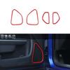 4PCS Front Rear Door Speaker Stereo Horn Cover Trim for Dodge Charger/300C 2011+