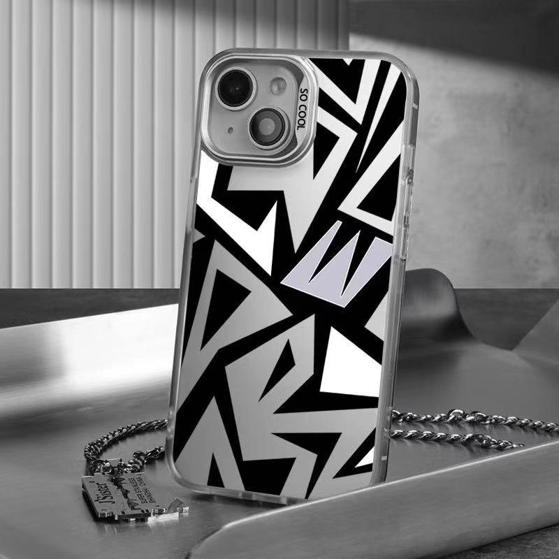 Black Lightning Is Suitable for The Apple 15pro, Cool 14promax Phone Case, Creative 13, Niche 12/11/XS