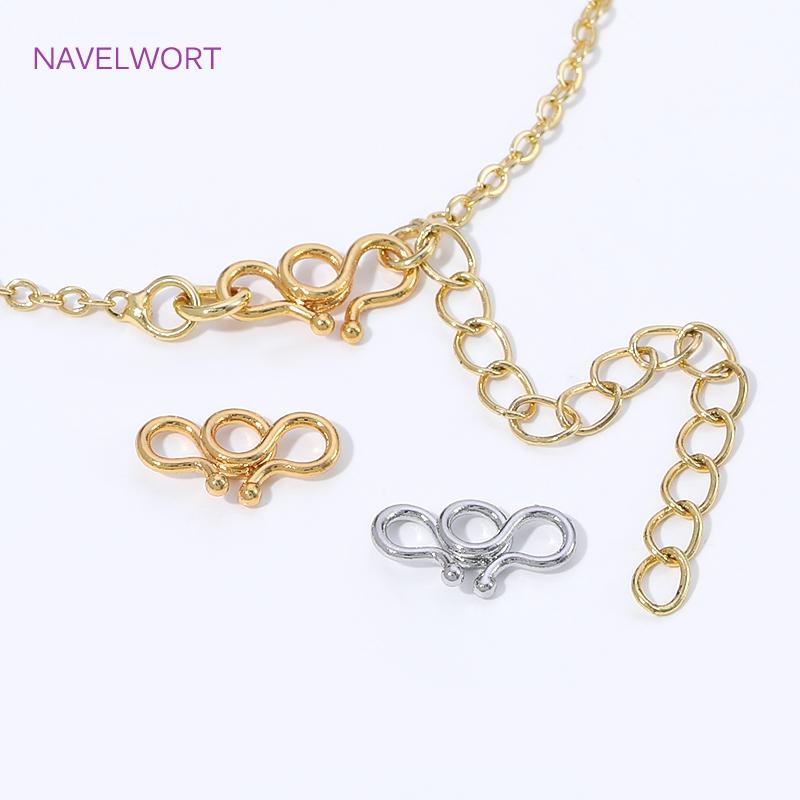 20/40Pcs 18K Gold Plated W Shape Clasps Connectors For Jewelry,Connectors For Bracelets Making,DIY Jewelry Making Findings