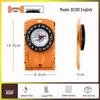 High-Precision Multifunctional Outdoor Acrylic Compass with Map Scale Ruler, Model DC361