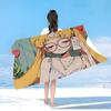S-Sailores Cute Girl Moon Microfiber Printed Beach Towel Mountain Climbing Yoga Beach Swimming Running Absorbent Soft Towel