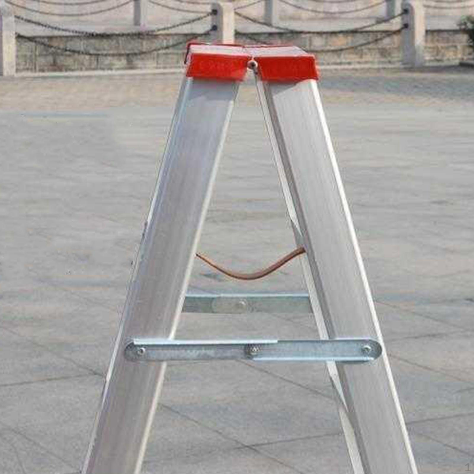 Aluminum Step Ladder Kit with Secure Fasteners white