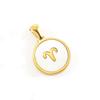 New 18K white shell constellation titanium steel pendant French temperament versatile commuter necklace