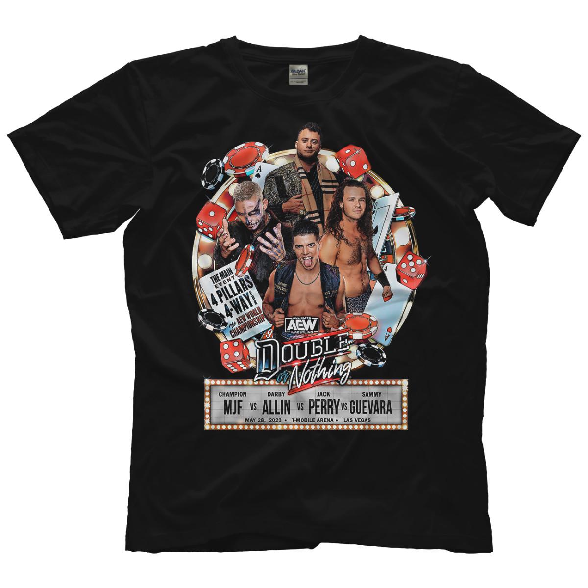 AEW Double or Nothing Matchup AEW Official T-Shirt S