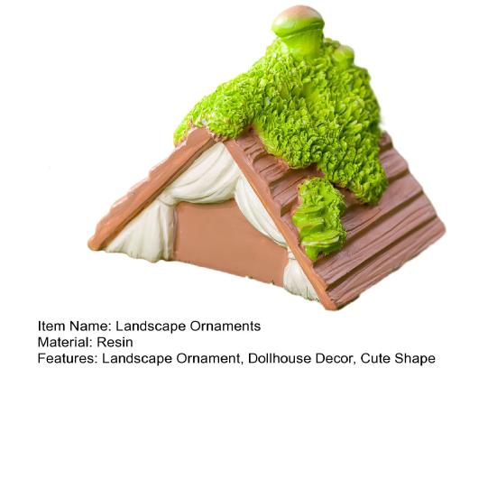 Micro Landscape Ornament Durable Resin Miniature Fairy Tale Accessories for DIY Moss Gardens And Ecological Bottles