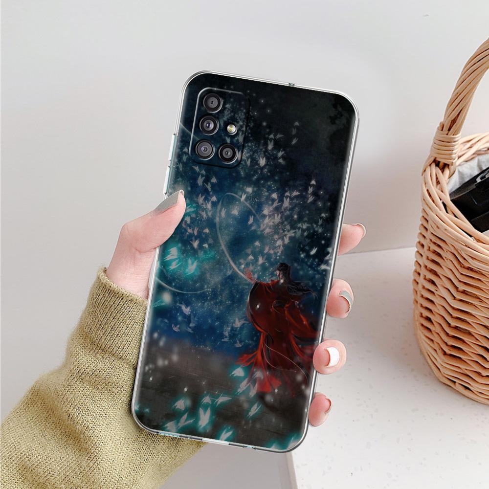 Etui Na Telefon Błogosławieństwo Oficjala Niebios Dla Samsung Galaxy A51 A71 A21S A12 A11 A31 A41 A52 A32 5G A72 A01 A33 A13 5G Przezroczyste Etui