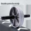 Abdominal Exercise Wheel For Workout Body Building, 1 Pc Household Silent Abdominal Workout Roller, Waist & Tummy Slimming