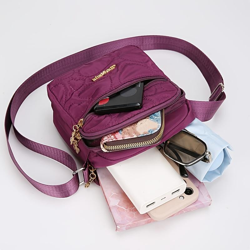 Women'Shoulder Bag, Nylon Material, Multiple Colors Available.versatile Casual and Simple Single-shoulder Bag Solid-color Crossbody Bag