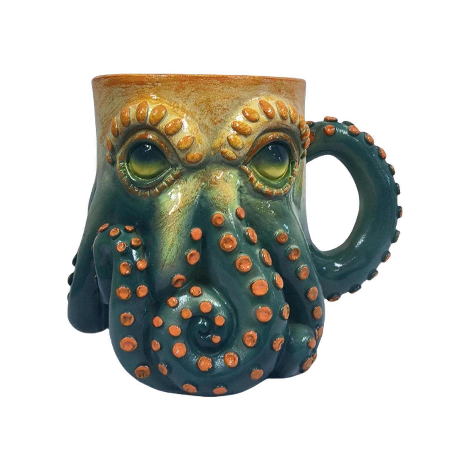 

Resin Drinking Cup Large Capacity Pirate Tankard Beer Mug Beverage Drinkware with Handle Collectible Accessories A