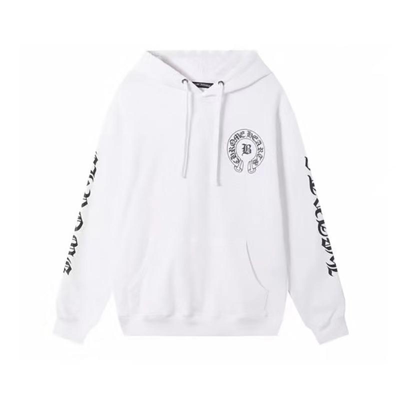 850 CHROME HEARTS 2026 Autumn and Winter New Plus Size Classic Style Logo Hooded Sweatshirt, Suitable for Couples To Wear