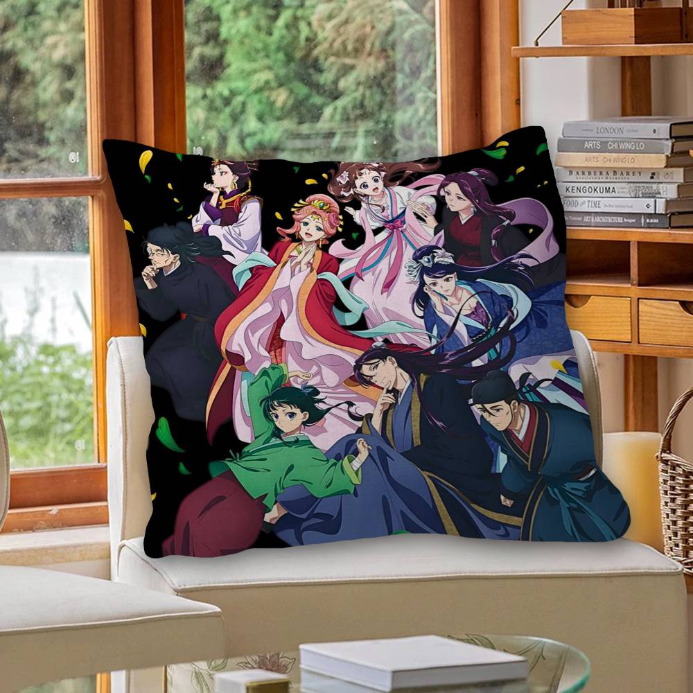 The Apothecary Diaries Anime Cushion Cover Pillowcase Upholstery Sofa Throw Pillow Home Decor Pillowcas