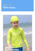 Dopamine Fluorescent Green Teen Sun Protection Quick-Dry Long Sleeve Swimsuit