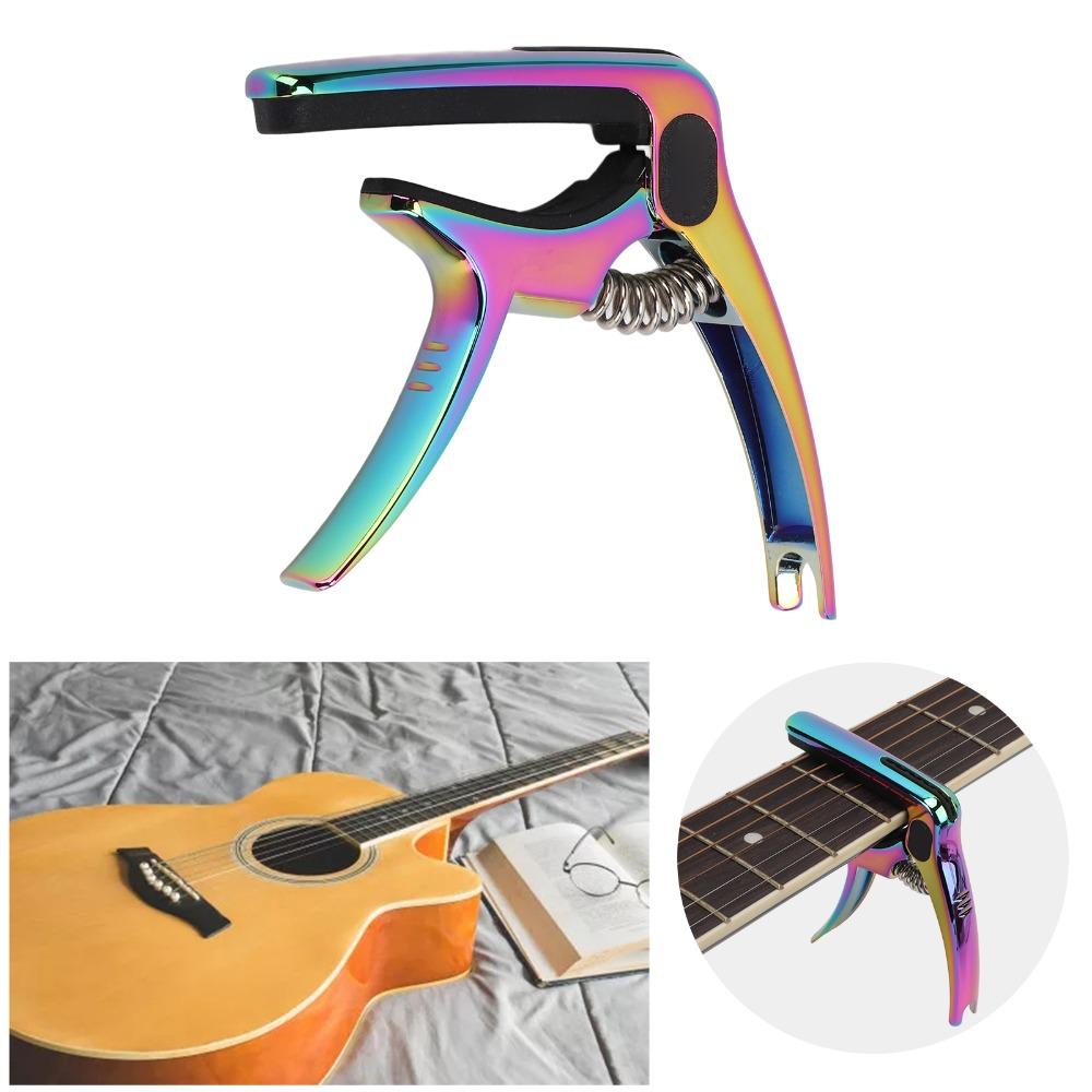 Colorful Metal Guitar Capo Metal Material Stringed Instrument Accessories For Guitar