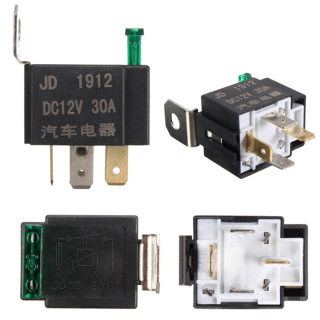 Buy DC 12V 30A Automotive Car Fused Relay 4 Pin On/Off Motor with