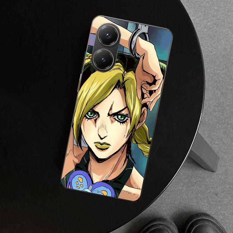 JoJo's Bizarre Adventure Jolyne Cujoh Phone Case Cover for Xiaomi Poco X6 X5 X7 Pro F7 Ultra Redmi 15C 15 13C 13 12C 12 10C 10 1
