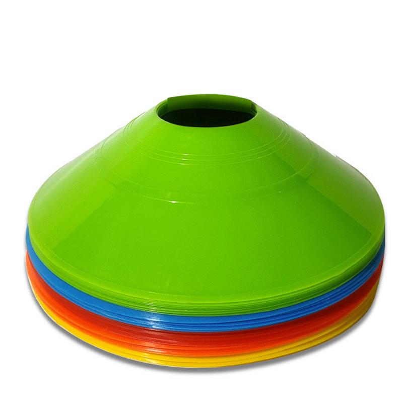 10pcs Cone Set Sport Training AccessoriesFootball Training Equipment for Kid Pro Disc Cones Agility Exercise Obstacles Avoiding