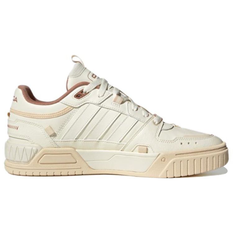 Adidas Neo D-Pad Non-Slip Durable Lightweight Low-Top Skate Shoes Unisex Skate Shoes Beige IF0054